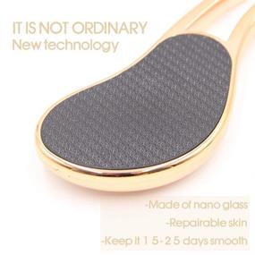 img 3 attached to 👣 GMAXT Foot File: Achieve Long-Lasting Skin Smoothing with Q1 Nanoglass Foot Scrubber