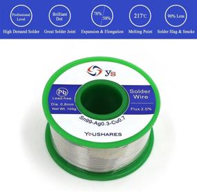 img 2 attached to YOUSHARES Solder Electrical Repair Soldering: Professional-grade Solution for Soldering and Electrical Repairs