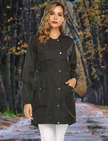 img 1 attached to 🌧️ Avoogue Women's Lightweight Outdoor Raincoat - Waterproof Clothing for Coats, Jackets & Vests