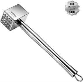 img 4 attached to 🥩 Heavy-Duty Meat Tenderizer: 304 Stainless Steel Mallet for Perfectly Tender Meat (1.65lb)