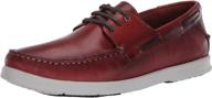 👞 leather contrast men's shoes by driver club usa logo