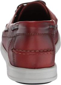 img 2 attached to 👞 Leather Contrast Men's Shoes by Driver Club USA