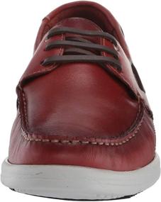 img 3 attached to 👞 Leather Contrast Men's Shoes by Driver Club USA
