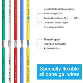 img 2 attached to Silicone Flexible Tinned Copper Electric