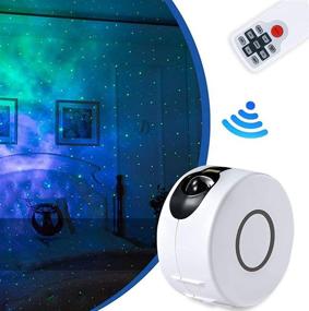 img 3 attached to 🌟 Stunning White Star Projector with Multi-Color Moving Laser LED Nebula for Room Decor, Home Theater, Birthdays, Parties, and Weddings