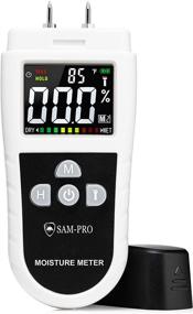 img 4 attached to 📊 Enhanced SAM-PRO Dual Moisture Meter 2.0: Advanced LCD Color Display & Flashlight - Accurate Moisture & Temperature Readings in Wood, Concrete, Drywall, Carpet, & Building Materials