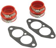 🛠️ dual port intake installation kit: urethane, red boots, compatible with dune buggy - advanced performance upgrade! logo