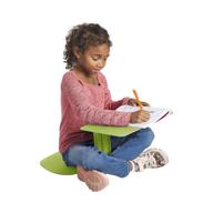 📚 ecr4kids - elr-15810-gn the surf portable lap desk - ideal for homeschooling & classrooms - one-piece writing table for kids, teens & adults - greenguard [gold] certified - green logo