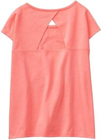 img 3 attached to Gymboree Triangle Print Little Sleeve Girls' Tops, Tees & Blouses