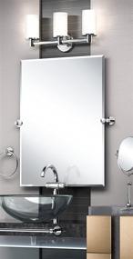 img 1 attached to Gatco 4689S Channel Rectangle Mirror