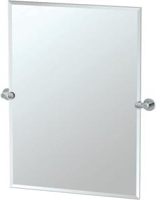 img 4 attached to Gatco 4689S Channel Rectangle Mirror