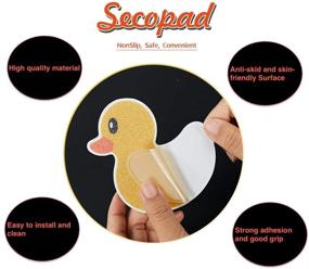 img 3 attached to 🛀 Secopad Non Slip Bathtub Stickers: 20 PCS Adhesive Anti-Slip Decals for a Safer Shower and Bath Tub Experience, Includes Premium Scraper - 4.5" x 3.5".