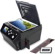 high-quality 22mp film & slide photo multi-function scanner: convert 135film/35mm, 110film/16mmnegatives/slide/photo/document/business card to hd 22mp digital jpg files with included 8gb memory card logo