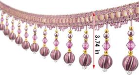 img 1 attached to 🎀 Trycooling Hanging Curtain Decoration Pendant Sewing