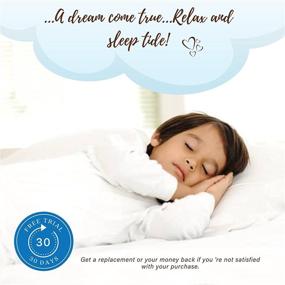 img 1 attached to 👼 Angel Dreams Toddler Pillow with Pillowcase - Small Kids Pillow for Sleep - Travel Pillow for Toddlers - Baby's Pillow - Infant Mini Pillow with Cover