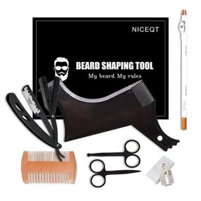 img 4 attached to Beard Shaper Template Professional Stainless