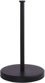 img 4 attached to 🧻 KES Matte Black Paper Towel Holder Stand for Kitchen Countertop - Weighted Base SUS304 Stainless Steel - Fits Standard or Giant Rolls - KPH202-BK