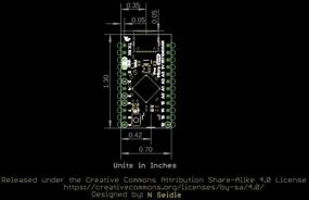 img 3 attached to 🔌 SparkFun Qwiic Pro Micro USB-C (ATmega32U4) - Arduino Разработочная плата с 5V / 16МГц микроконтроллером, регулятором напряжения 3.3V AP2112, отливными контактными площадками PTH, кнопкой сброса и поддержкой входного напряжения до 6В.