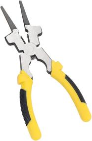 img 1 attached to 🔧 High-Quality MIG Multi-Function Welding Pliers - Anti-Rust Yellow Welding Tongs and Clip Tools