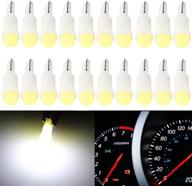 💡 blyilyb t5 74 2721 cob 1w white color led light bulbs - 20-pack for dashboard instruments logo
