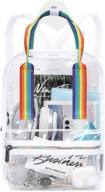 🎒 mommore clear backpacks: durable bookbags with transparency логотип