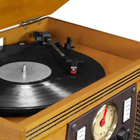 img 3 attached to Victrola 8-In-1 Bluetooth Record Player &Amp Home Audio and Turntables & Accessories