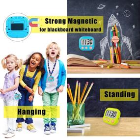 img 1 attached to 🕒 2 Pack of Large Magnetic Digital Timers for Classroom Teachers and Kids