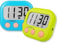 🕒 2 pack of large magnetic digital timers for classroom teachers and kids logo