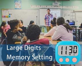 img 3 attached to 🕒 2 Pack of Large Magnetic Digital Timers for Classroom Teachers and Kids