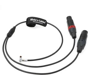 img 1 attached to 🔌 Alvin's Cables - XLR Female to 5 Pin Male Right Angle Audio Input Cable for Arri Alexa Mini