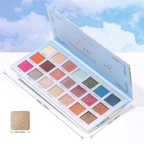 img 1 attached to Docolor Eyeshadow Palette - 21 Colors Matte Shimmer Eye Shadows, Waterproof Pigmented Makeup Palette for Natural Nude Naked Smokey Looks, Professional Cosmetic Christmas Gift