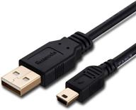 🔌 20ft mini usb cable - ruaeoda type a to mini 5 pin b male cord for gopro hero 3+, ps3 controller, cell phones, mp3 players, dash cam, digital camera, satnav, and more logo