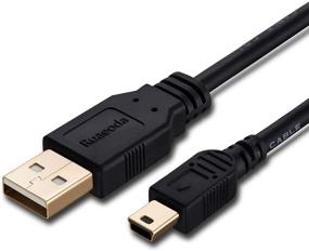 img 4 attached to 🔌 20ft Mini USB Cable - Ruaeoda Type A to Mini 5 Pin B Male Cord for GoPro Hero 3+, PS3 Controller, Cell Phones, MP3 Players, Dash Cam, Digital Camera, SatNav, and More