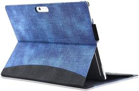 img 1 attached to 🔹 ACdream Case for Surface Pro 7/6/5/4/3: Multiple Viewing Angles & Business Cover with Pocket (Blue)