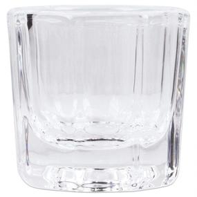 img 2 attached to Beauticom 4 Pcs Acrylic Liquid Powder Dappen Dish Glass Crystal Cup - Glassware Nail Art Tools (4 pcs, 1.2 inch - Small Octagon) - No Lids