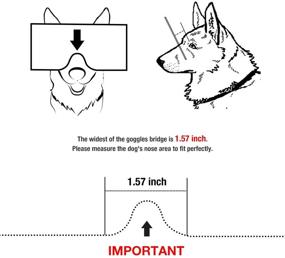 img 1 attached to 🐶 Large Dog Goggles - Windproof Sunglasses for Medium to Large Dogs, PETLESO Dog Eye Protection Goggles