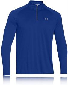 img 4 attached to 🔥 Мужская спортивная одежда Under Armour Steel Light Heather: элегантный стиль и непревзойденная производительность