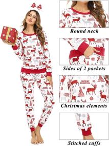 img 3 attached to 🎅 Youngull Loungewear: Get Festive in Matching Christmas Sleepwear for Men