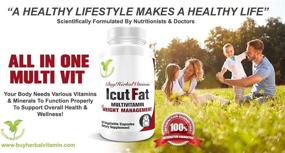 img 3 attached to 🔥 IcutFat-Optimal Metabolism Boosting Multivitamin(60 Vegan Capsules, Sinetrol®, Guarana, L-Carnitine, Mango Seed, Green Tea, Q10 and Multivitamin)