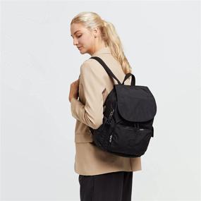 img 1 attached to 🎒 Kipling Women's Medium Black Backpack: Stylish and Functional Backpacks