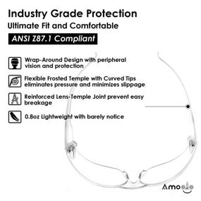 img 1 attached to 🔒 Amoolo Resistant Lens Protective Industrial Carpentry: Optimal Safety for Industrial Carpentry Work