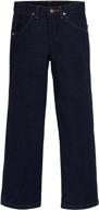 👖 boys' clothing: wrangler silver rodeo denim jeans logo
