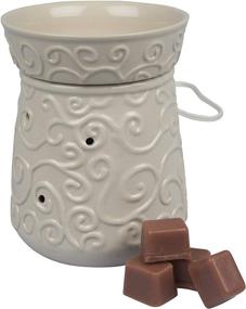 img 3 attached to 🕯️ Deco Electric Candle Warmer with Wax & Tart Melting Capability- Perfect for Indoor and Outdoor Décor, Includes 4 Wax Cubes and Halogen Bulb (4.5"x4.5"x6")- Enhance Your Home or Office with Desired Fragrance- Ideal for Holidays and Weddings