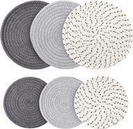 enhance your kitchen décor with trivets braided coaster kitchen supplies логотип