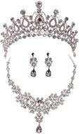 💎 комплекты ювелирных изделий enice fashion crystal rhinestone: идеальные аксессуары для свадебной вечеринки невесты. логотип