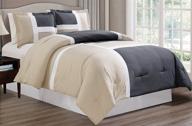 grand linen alternative comforter microfiber bedding and comforters & sets logo