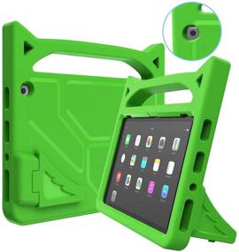 img 1 attached to 2021 Kids' SHREBORN Lightweight Shockproof Case with Cute Cat Handle Stand for HD 10 & 10 Plus Tablet (11th Gen, 2021) in Green - Improved SEO