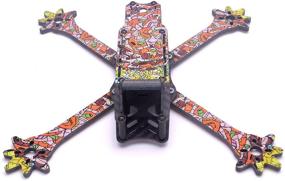 img 3 attached to ReadyToSky 235mm FPV Racing Drone Frame: 5 Inch Carbon Fiber Quadcopter Frame Kit, 4mm Removable Arms, with 20cm Lipo Battery Strap