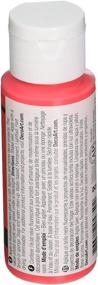 img 1 attached to 🎨 Neon Red Acrylic Crafter's Paint - 2 oz - Deco Art