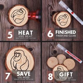 img 1 attached to Wood Burning Pen Marker - Scorch Pen Maker ChemWood: DIY Wood Painting, Pyrography Tool, Suitable for Beginners, Adults, Kids